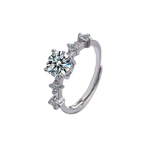 Zirconium Diamond Ring: Special-Interest Design Fashion